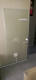 Toughened shower door glass