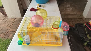 Hamster Cage and Accessories