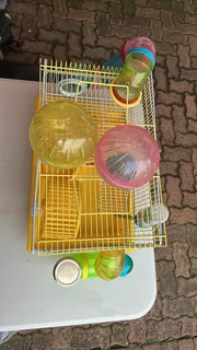 Hamster Cage and Accessories