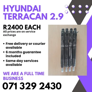 Hyundai Terracan 2.9 Injectors For Sale With Warranty