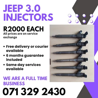 Jeep 3.0 Injectors For Sale With Warranty