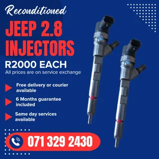Jeep 2.8 Injectors For Sale With Warranty On