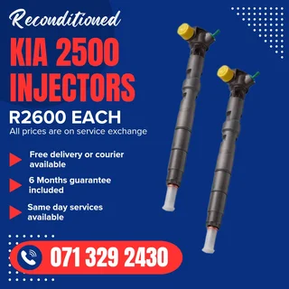 Kia 2500 Diesel Injectors For Sale With Warranty