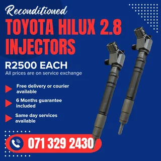Toyota Hilux 2.8 Injectors For Sale With Warranty