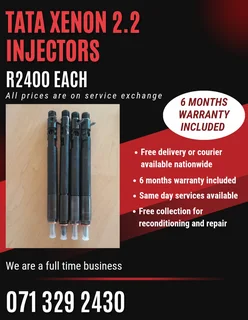 Tata Xenon 2.2 Injectors For Sale With Warranty