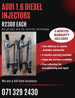Audi 1.6 Diesel Injectors For Sale With Warranty