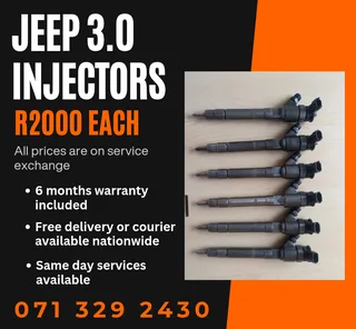 Jeep 3.0 Injectors For Sale With Warranty