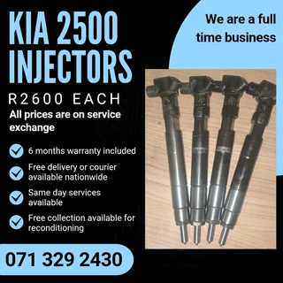 Kia 2500 Injectors For Sale With Warranty