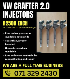 Vw Crafter 2.0 Diesel Injectors For Sale With