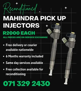 Mahindra Pick Up Injectors For Sale With Warranty