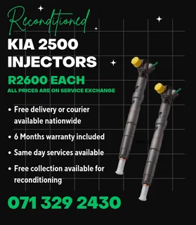 Kia 2500 Injectors For Sale With Warranty On