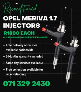 Opel Meriva 1.7 Injectors For Sale With Warranty