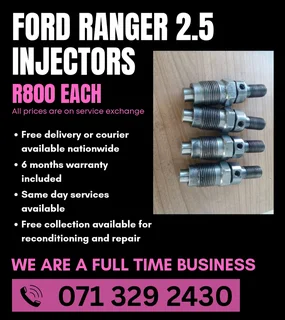 Ford Ranger 2.5 Injectors For Sale With Warranty