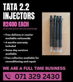 Tata 2.2 Injectors For Sale With Warranty