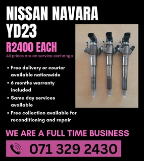 Nissan Navara 2.3 Diesel Injectors For Sale With Warranty