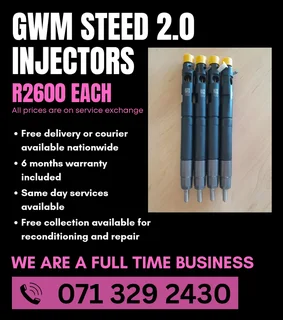 Gwm Steed 2.0 Injectors For Sale With Warranty