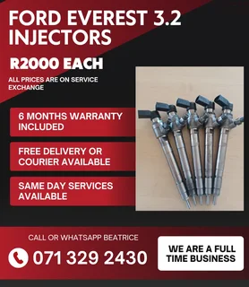 Ford Everest 3.2 Injectors For Sale With Warranty