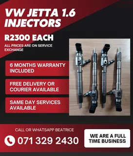 Vw Jetta 1.6 Diesel Injectors For Sale With Warranty