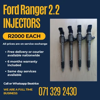 Ford Ranger 2.2 Diesel Injectors For Sale With Warranty