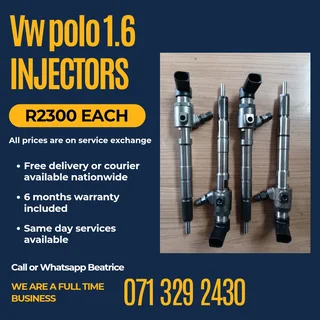 Vw Polo 1.6 Diesel Injectors For Sale With Warranty