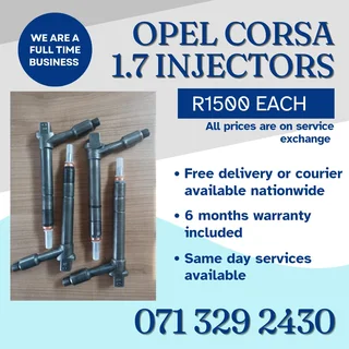 Opel Corsa 1.7 Injectors For Sale With Warranty