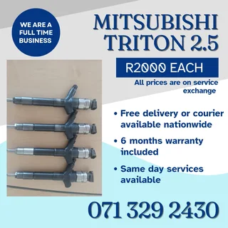 Mitsubishi Triton 2.5 Injectors For Sale With Warranty