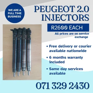 Peugeot 2.0 Diesel Injectors For Sale With Warranty