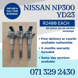 Nissan Np300 Yd23 Injectors For Sale With Warranty