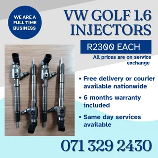 Vw Golf 1.6 Diesel Injectors For Sale With Warranty