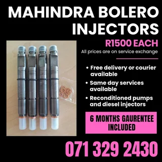 MAHINDRA BOLERO DIESEL INJECTORS FOR SALE WITH WARRANTY