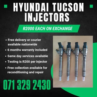 Hyundai Tucson Diesel Injectors For Sale With Warranty