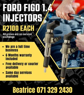 Ford Figo 1.4 Diesel Injectors For Sale With Warranty