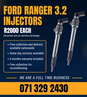 Ford Ranger 3.2 Diesel Injectors For Sale With Warranty