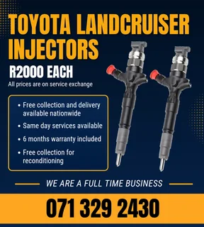 Toyota Landcruiser Injectors For Sale With Warranty