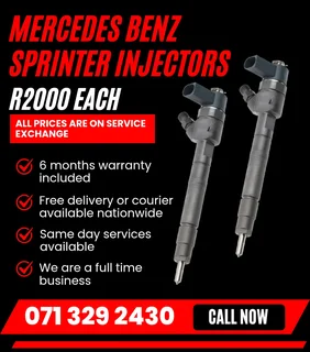 Mercedes Benz Sprinter Injectors For Sale With Warranty