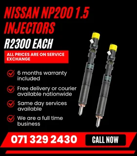 Nissan Np200 1.5 Diesel Injectors For Sale With Warranty
