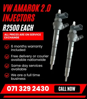 Vw Amarok 2.0 Diesel Injectors For Sale With Warranty