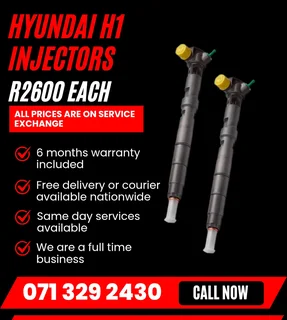 Hyundai H1 Injectors For Sale With Warranty On