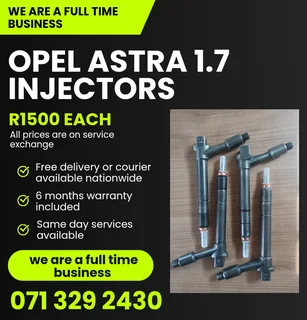 Opel Astra 1.7 Injectors For Sale With Warranty