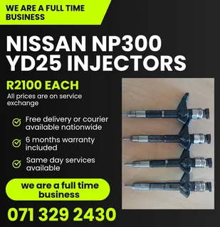 Nissan Np300 Yd25 Diesel Injectors For Sale With Warranty