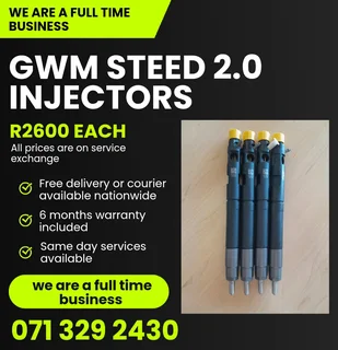 Gwm Steed 2.0 Injectors For Sale With Warranty