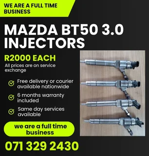 Mazda Bt50 3.0 Diesel Injectors For Sale With Warranty