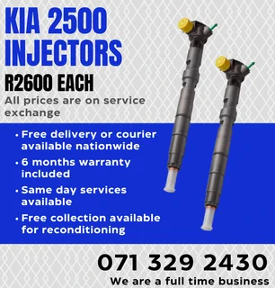 Kia 2500 Injectors For Sale With Warranty On