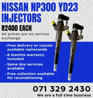 Nissan Np300 Yd23 Injectors For Sale With Warranty