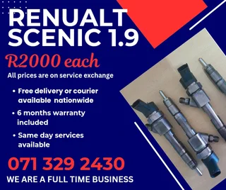 Renualt Scenic 1.9 Injectors For Sale With Warranty
