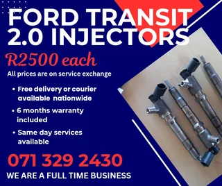 Ford Transit 2.0 Diesel Injectors For Sale With Warranty