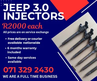 Jeep 3.0 Injectors For Sale With Warranty