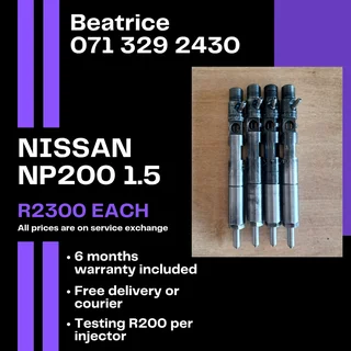 Nissan Np200 1.5 Diesel Injectors For Sale With Warranty