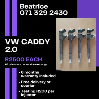 Vw Caddy 2.0 Injectors For Sale With Warranty