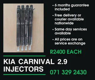 Kia Carnival 2.9 Diesel Injectors For Sale With Warranty